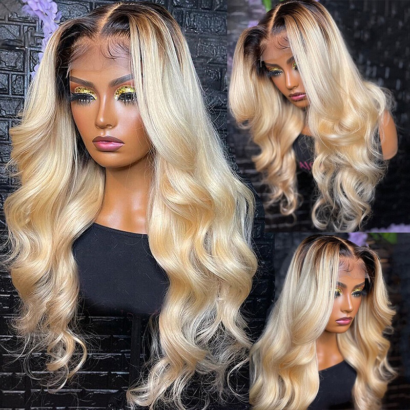 1B 613 Body Wave Human Hair Wi - đánh giá và giá 613 Blonde Body Wave Lace Front Wig
