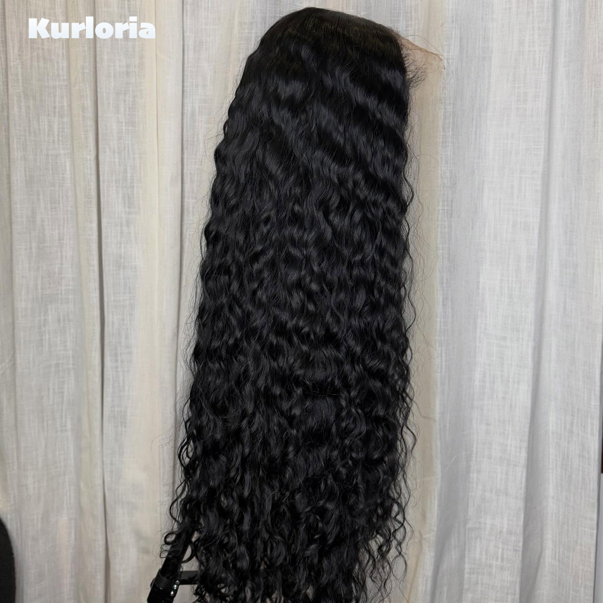 500 Density Deep Wave Natural  - đánh giá và giá Glueless Wear And Go Human Hair Wig