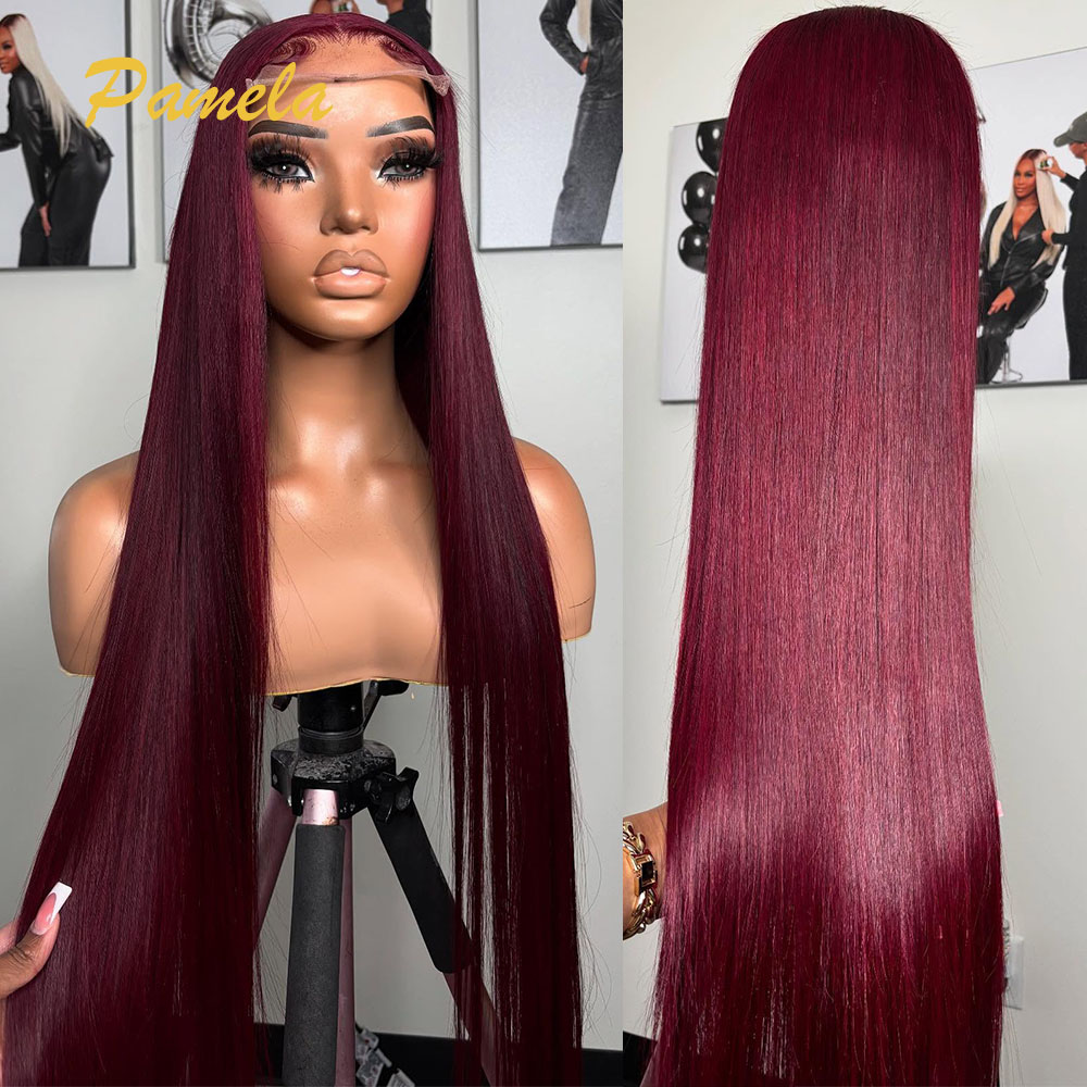 Super Double Drawn Burgundy Co - đánh giá và giá Human Hair Wigs