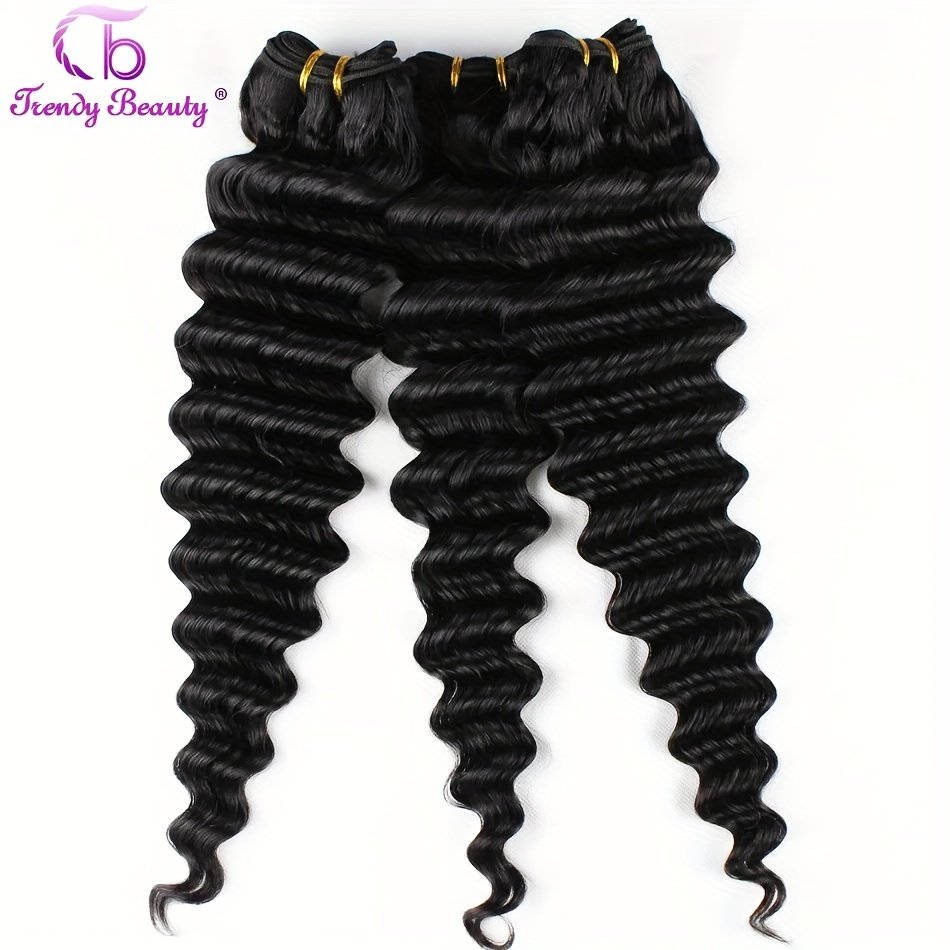 Brazilian Deep Wave Hair With  - đánh giá và giá Deep Wave 3 Bundles With Closure