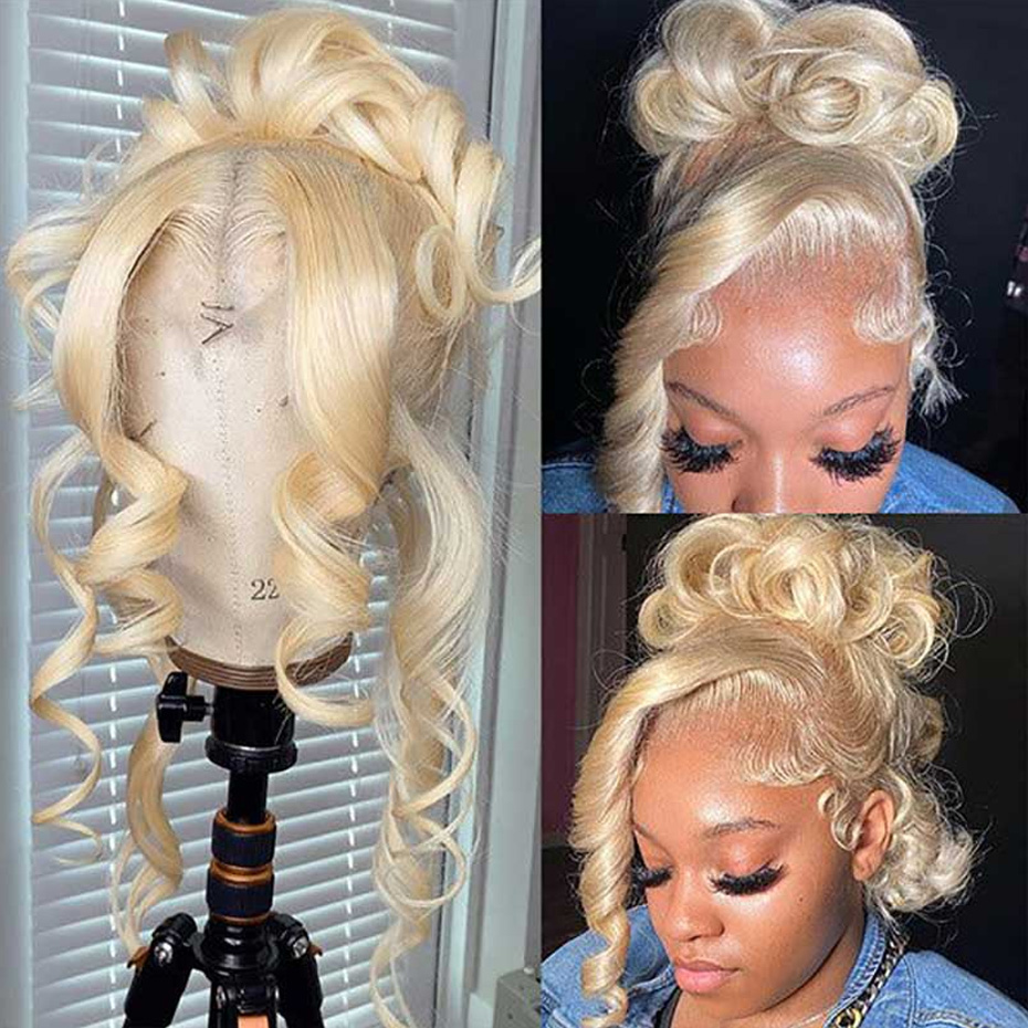 613 Blonde 360 Lace Body Wave  - đánh giá và giá 613 Blonde Body Wave Lace Front Wig