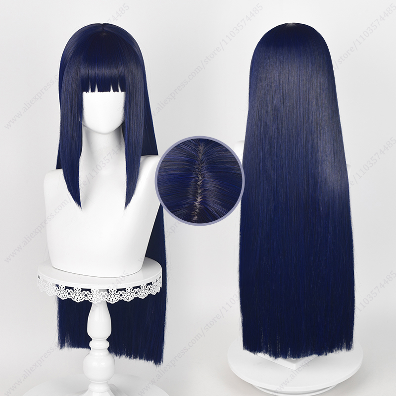 Hinata Hyuga Cosplay Wig Blue  - đánh giá và giá Synthetic Braided Wigs For Black Women